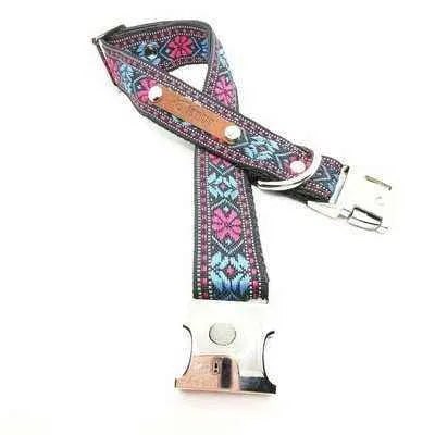 Designer Dog Collar with Free Personalisation & Adjustable Size-4