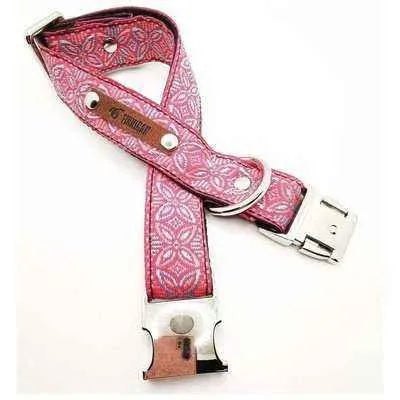 Designer Dog Collar with Free Personalisation & Adjustable Size-11