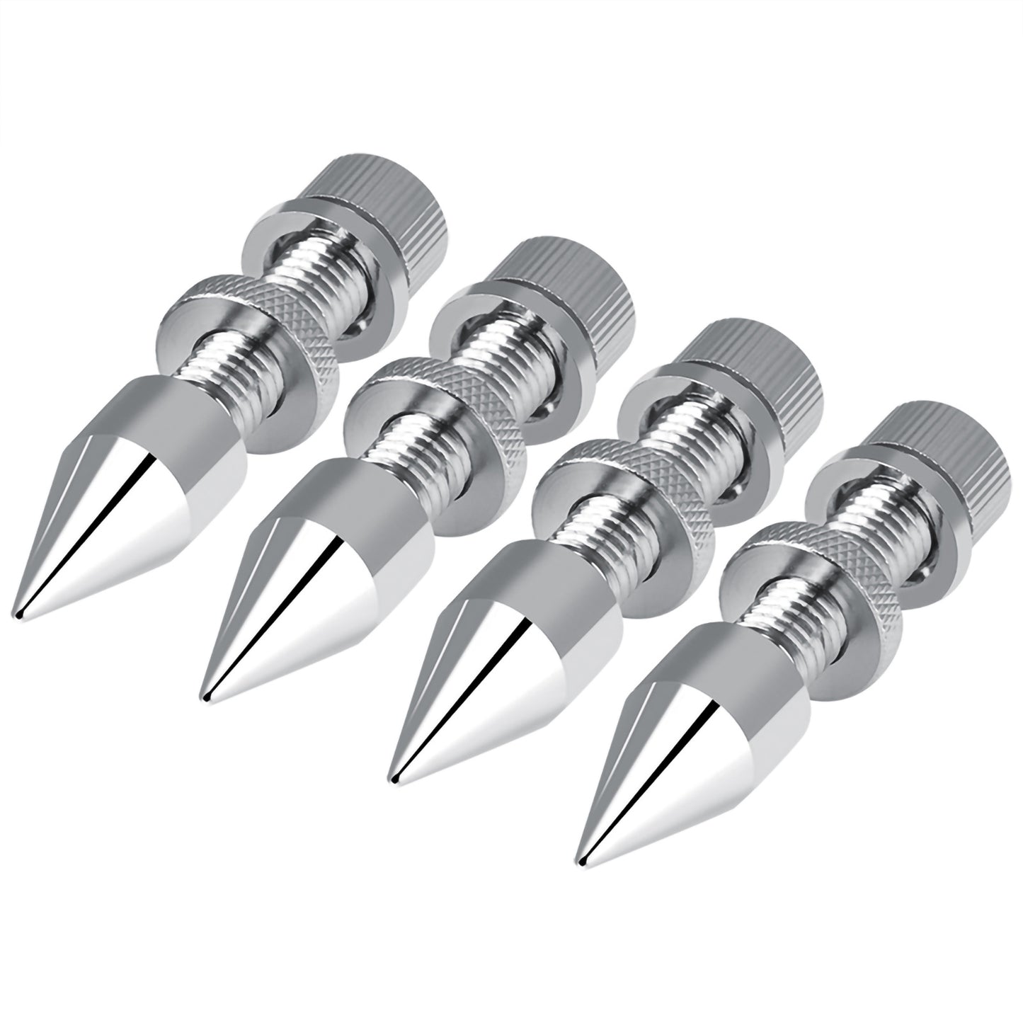 4 Pcs Speaker Spike Isolation Spikes Stand Foot HiFi Speaker Shockproof Cone Base Pads