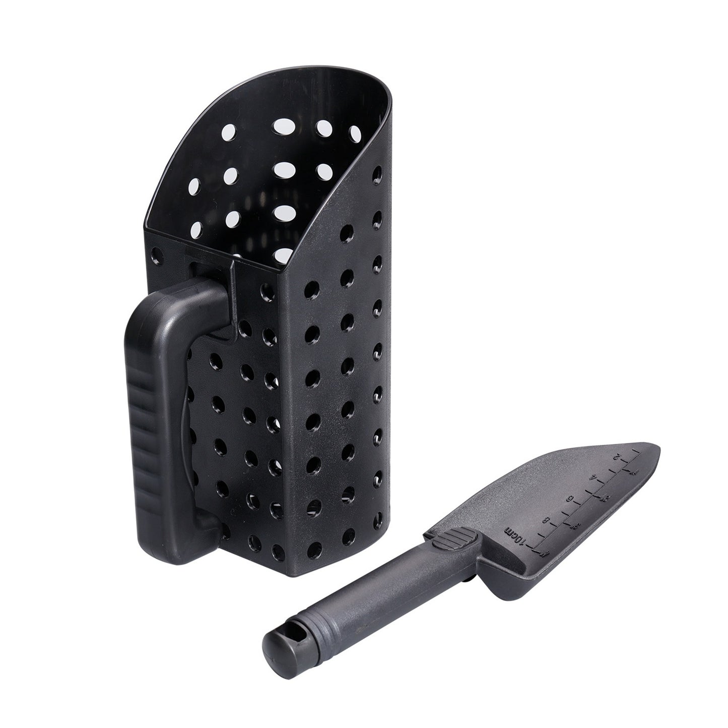 Metal Detecting Sand Scoop Set Portable Ergonomically Sturdy ABS Plastic Sand Scoop and Trowel for Treasure