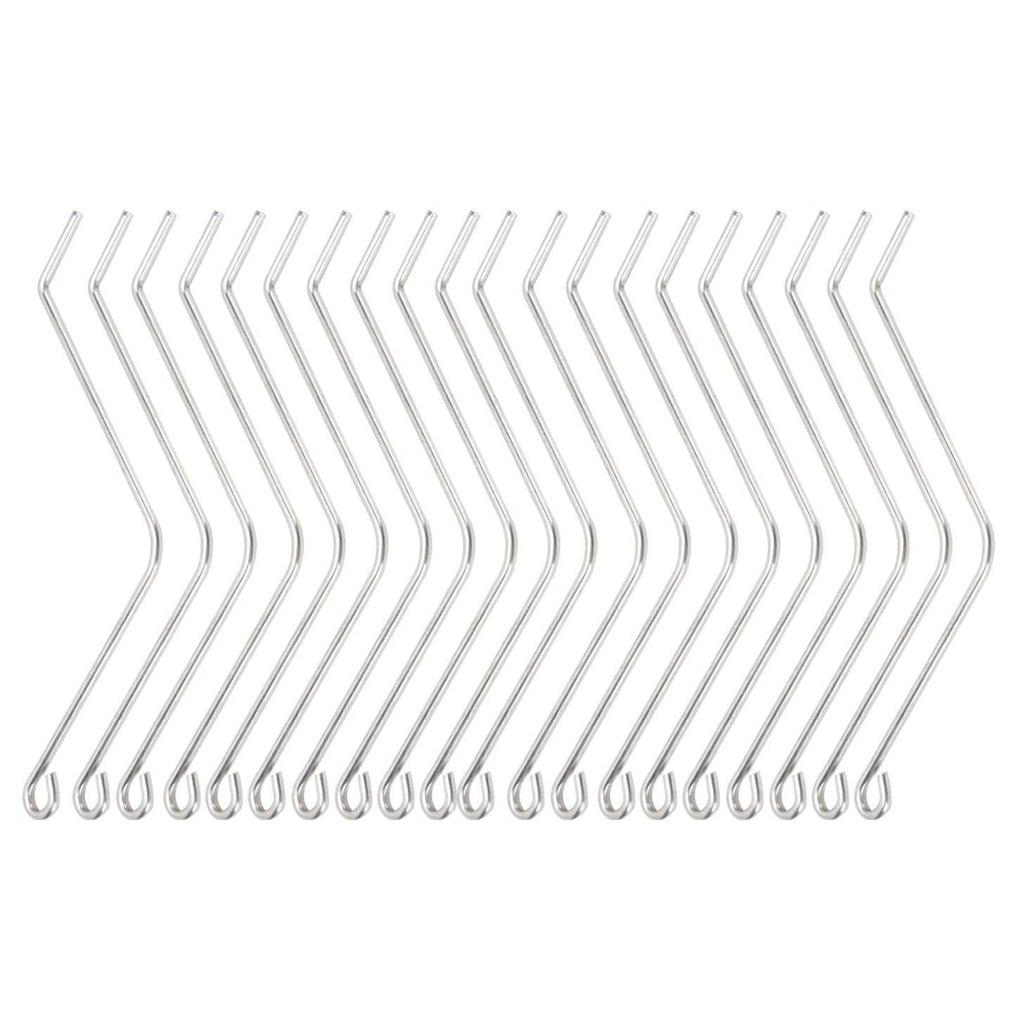 20PCS Stainless Steel Beehive Connectors Bend Wire Holder for Wooden Beehive Beekeeping Tools