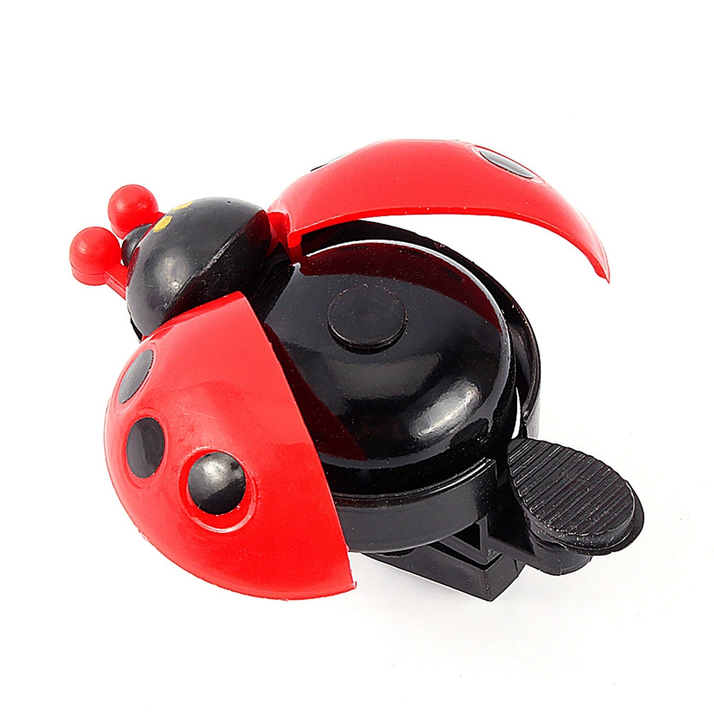 Kids Bicycle Bell Ring Ladybug Bike Bell Cute Gift for Children Outdoor Fun (Red)