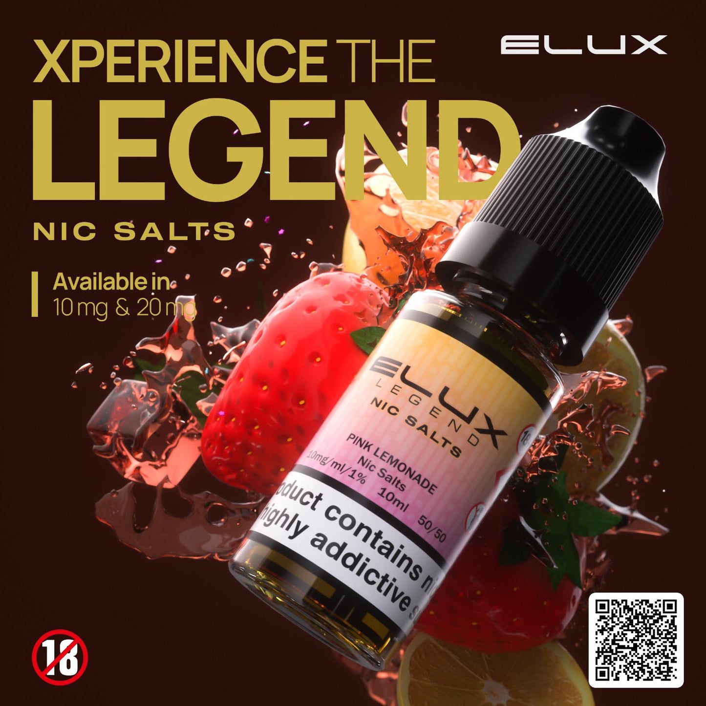 Elux Legend Nic Salts 10ml E-Liquids-9