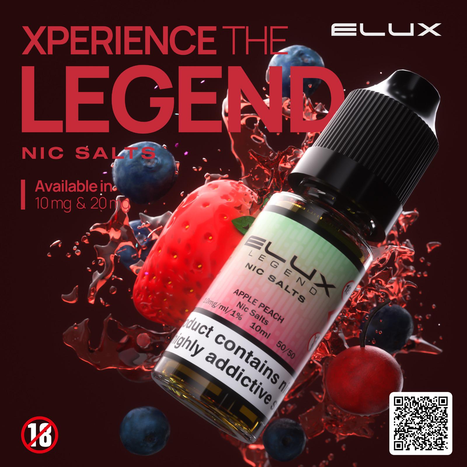 Elux Legend Nic Salts 10ml E-Liquids-10