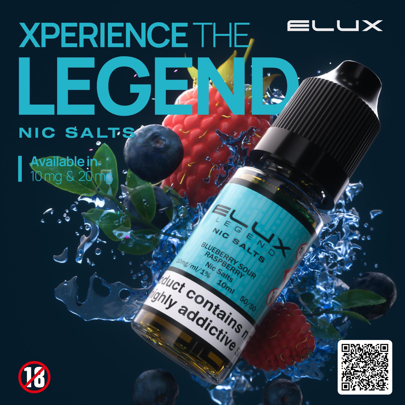 Elux Legend Nic Salts 10ml E-Liquids-6