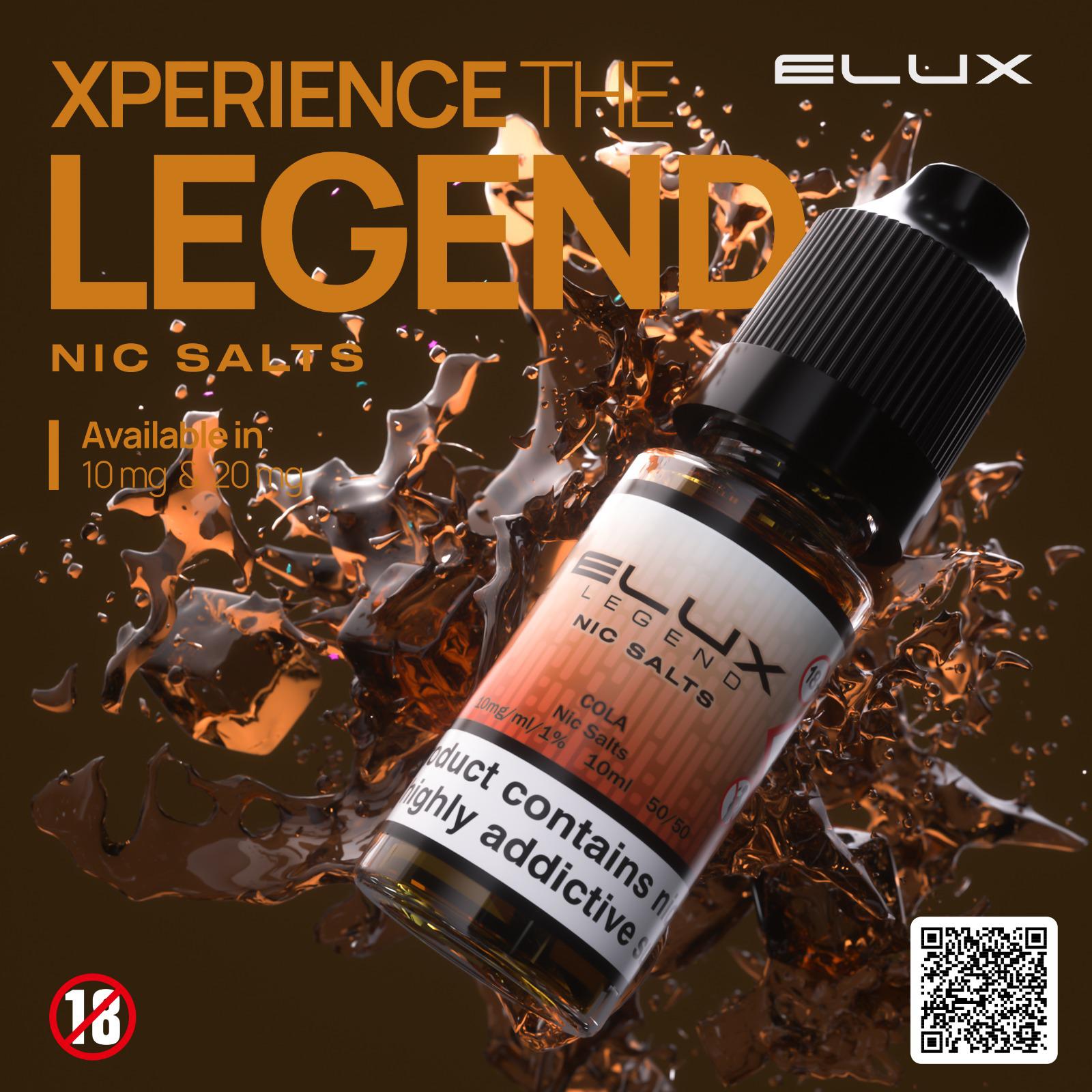 Elux Legend Nic Salts 10ml E-Liquids-5