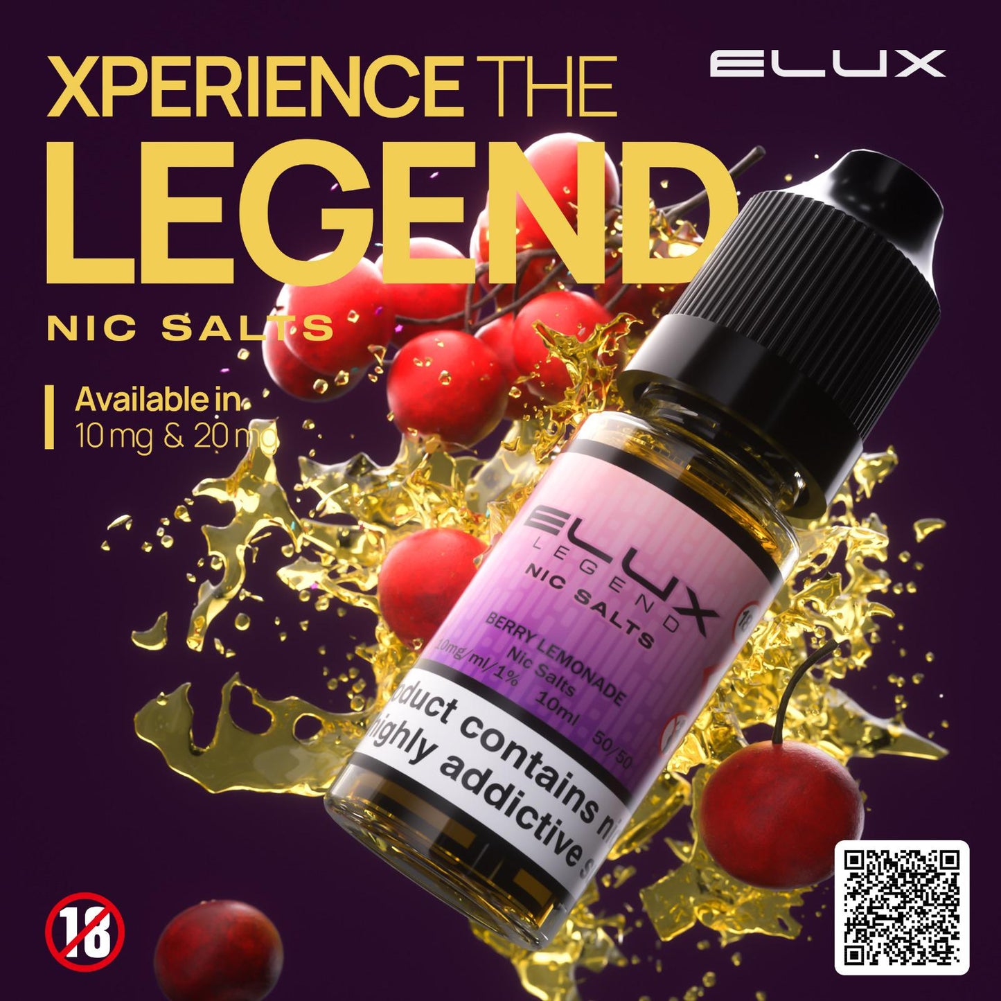 Elux Legend Nic Salts 10ml E-Liquids-8