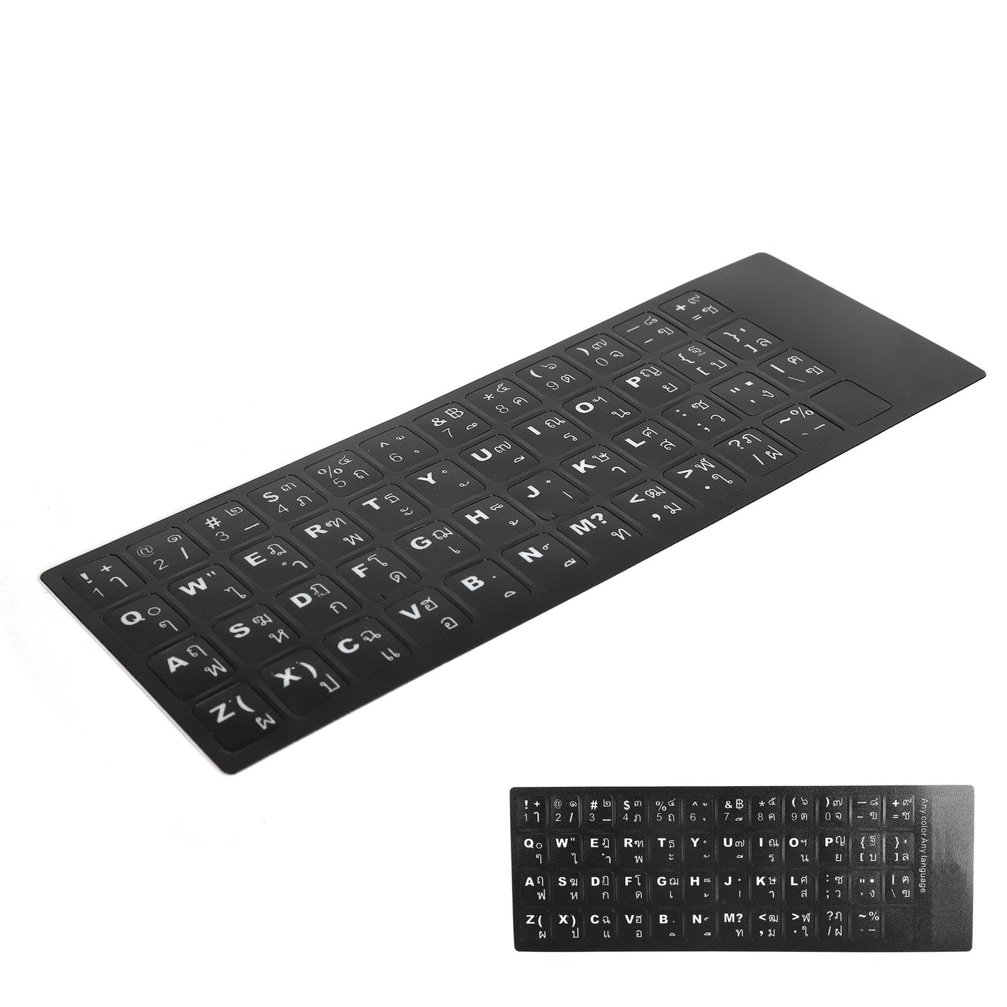 Thai Keyboard Sticker Replacement Keyboard Sticker for Desktop Computer Laptop Accessory