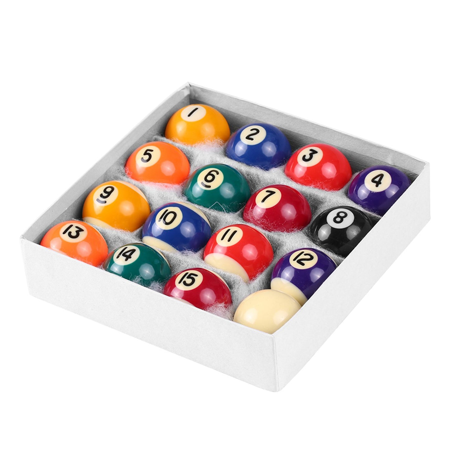 25MM / 32MM / 38MM Children Billiards Table Balls Set Resin Small Pool Cue Balls Full Set