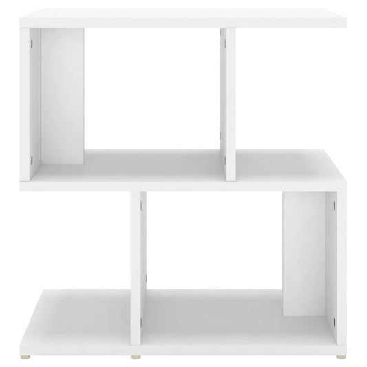 vidaXL Bedside Cabinet White 50x30x51.5 cm Engineered Wood