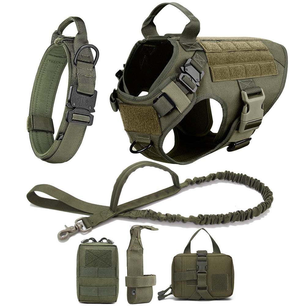 Military Dog Harness And Leash Kits-5