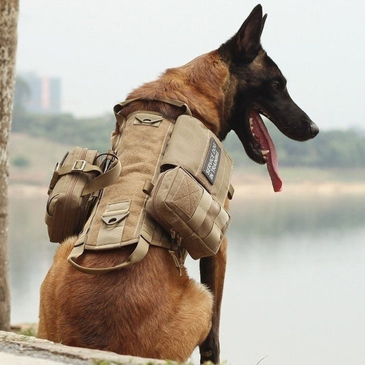 Tactical Dog Backpack Harness-0