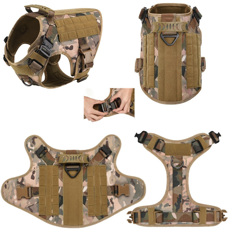 Military Tactical Dog Harness-3