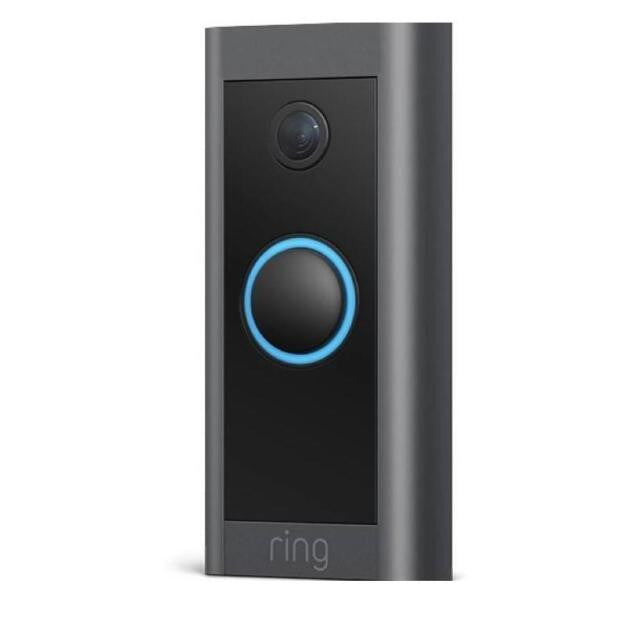 Ring Video Doorbell Wired - Black - HD Video - Advanced Motion Detecti-0