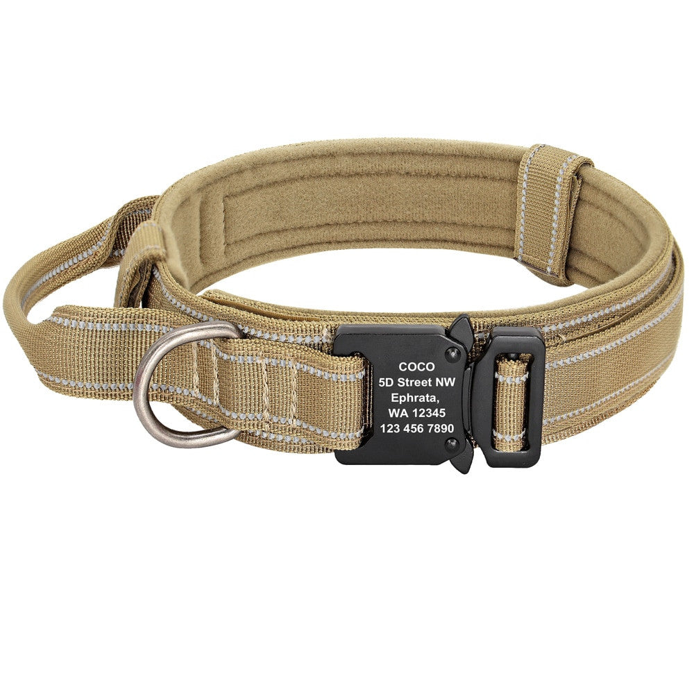 Personalized Military Tactical Dog Collar-8