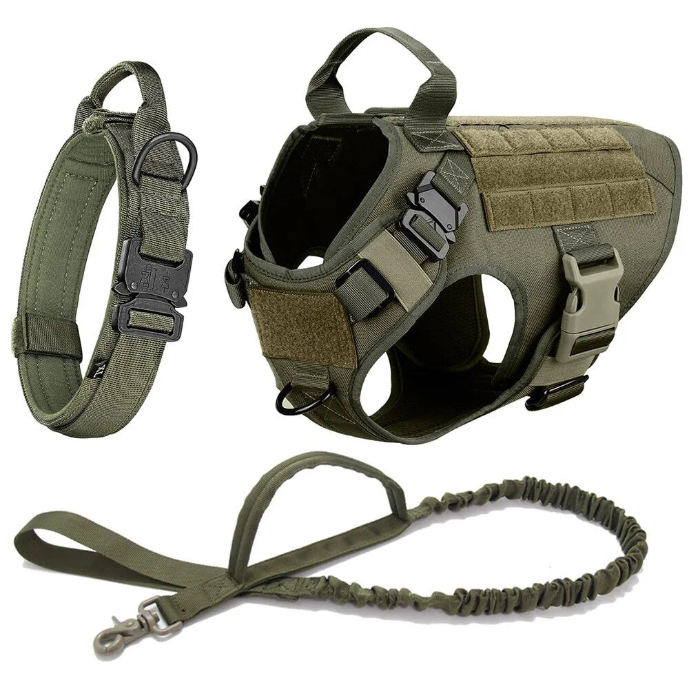 Military Dog Harness And Leash Kits-5