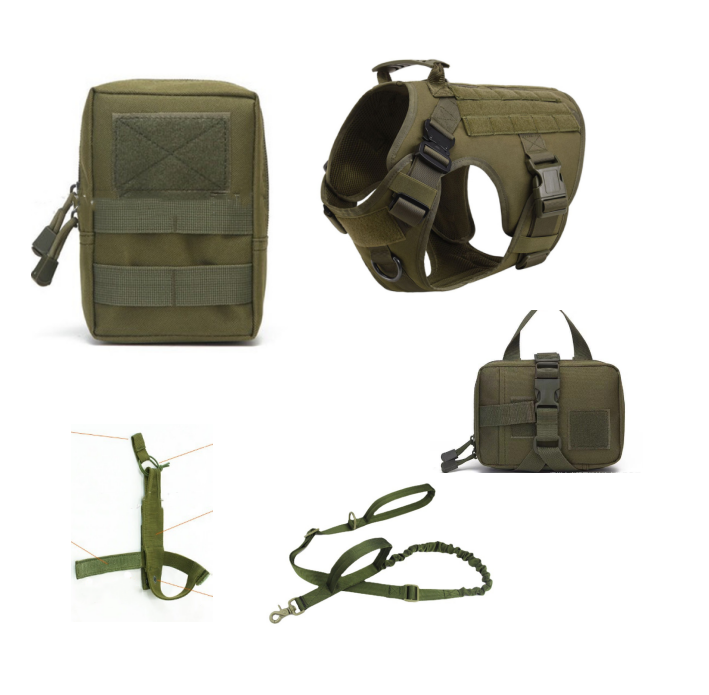 E.T.F Tactical Dog Harness Set-5