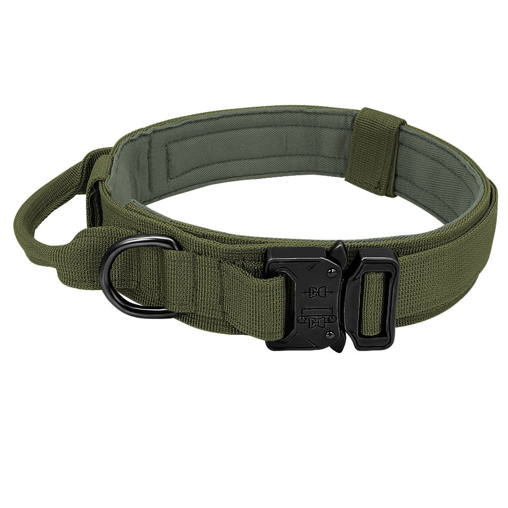 Nylon Tactical Dog Harness, Collar & Leash-7