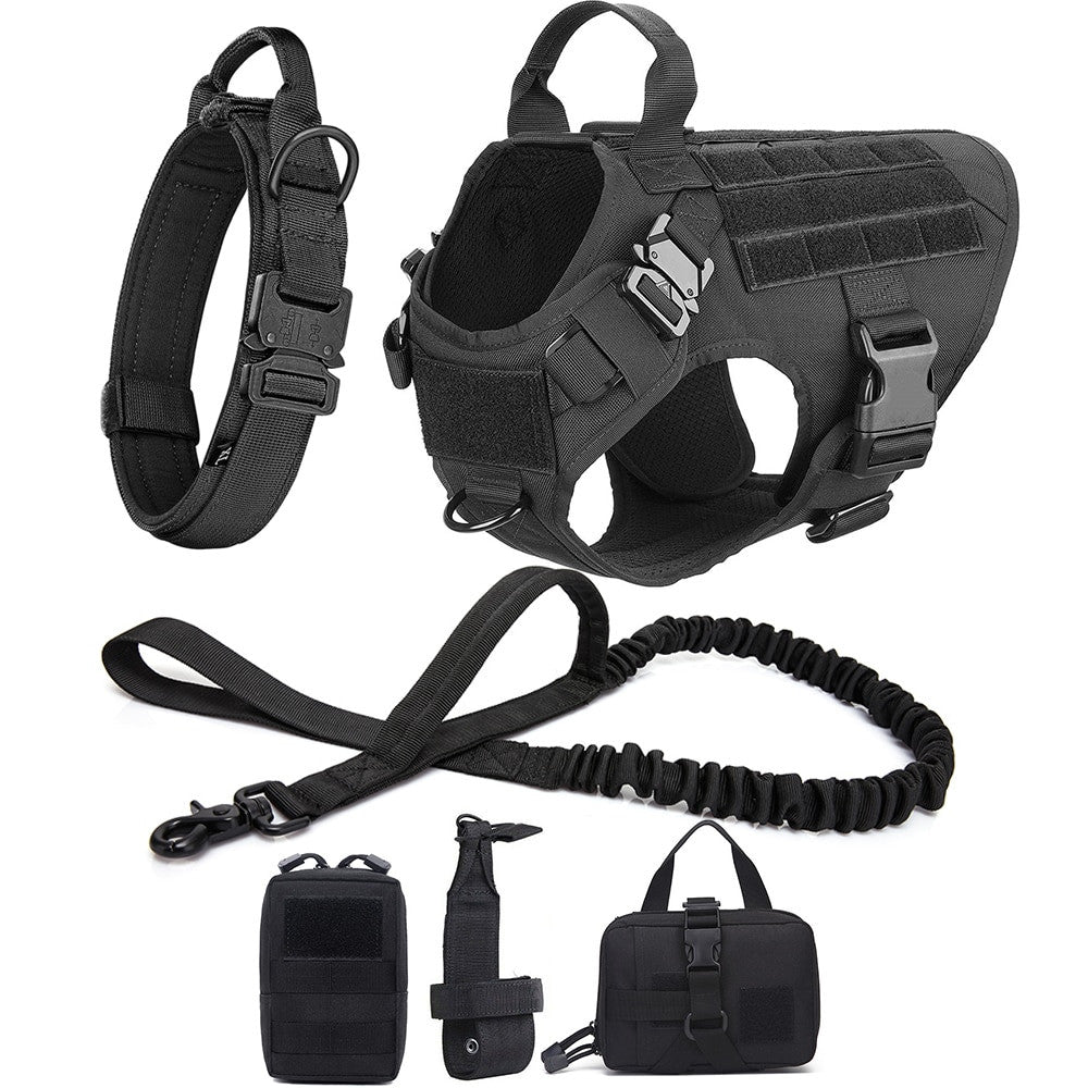 Military Dog Harness And Leash Kits-5