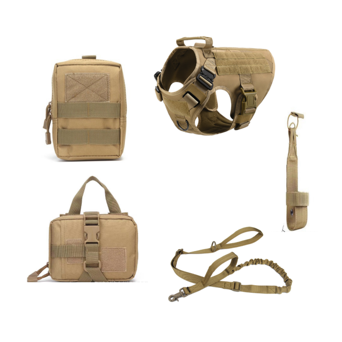 E.T.F Tactical Dog Harness Set-7