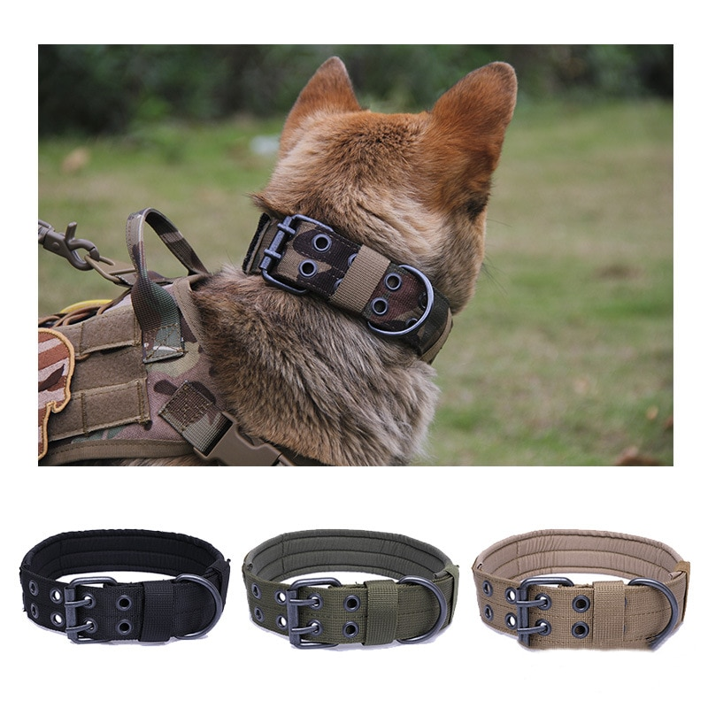 Durable Tactical Dog Collar Leash Sets-3