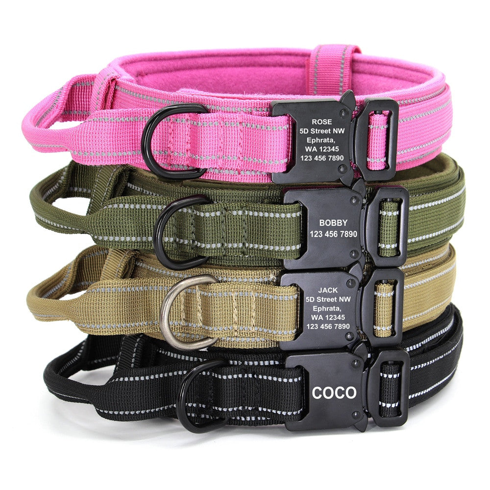 Personalized Military Tactical Dog Collar-2