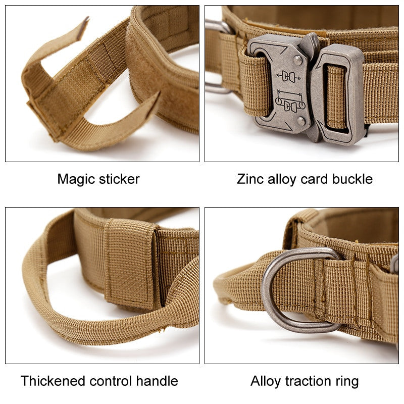 Tactical Dog Collar Set-4