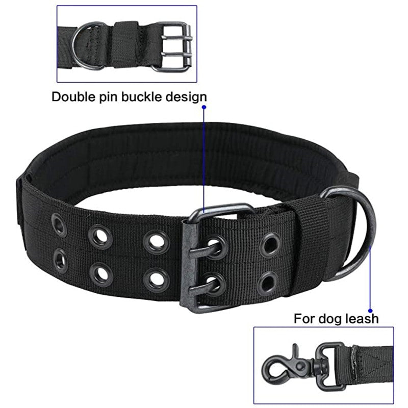 Durable Tactical Dog Collar Leash Sets-1