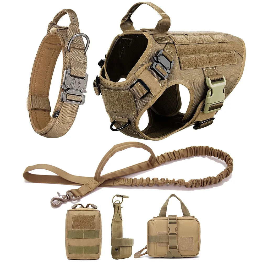 Military Dog Harness And Leash Kits-5