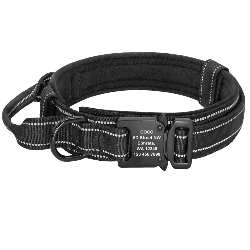 Personalized Military Tactical Dog Collar-6