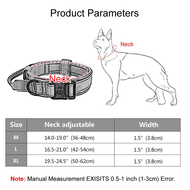 Durable Military Tactical Dog Collar-5