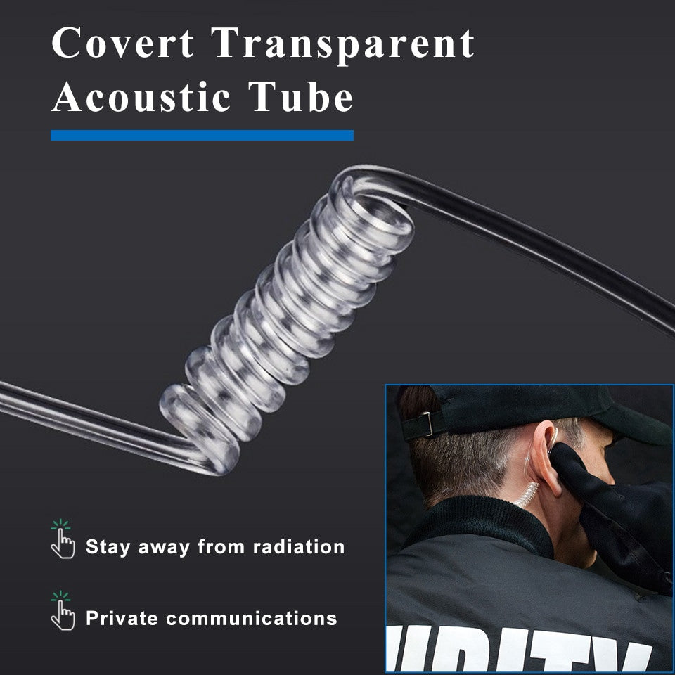 Covert Tube Finger PTT Earpiece 2 pin-3