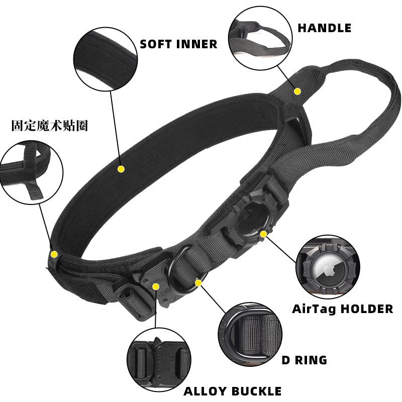 Tactical AirTag Dog Collar-4