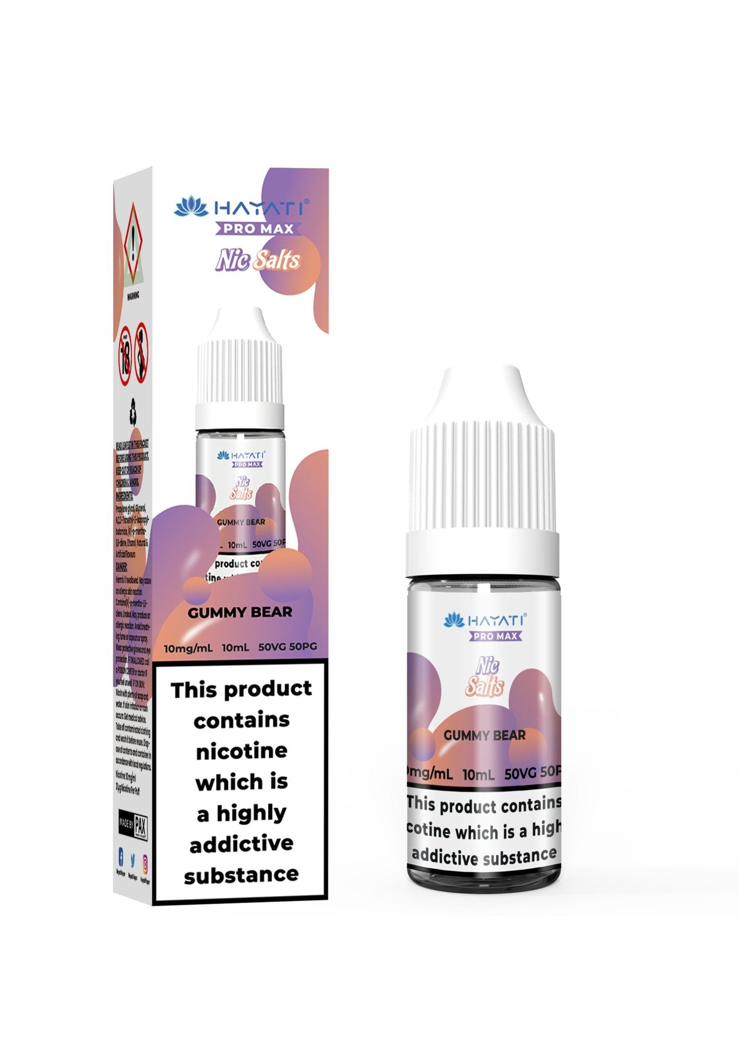 Hayati Crystal Pro Max Vape Nic Salts 10ml-16