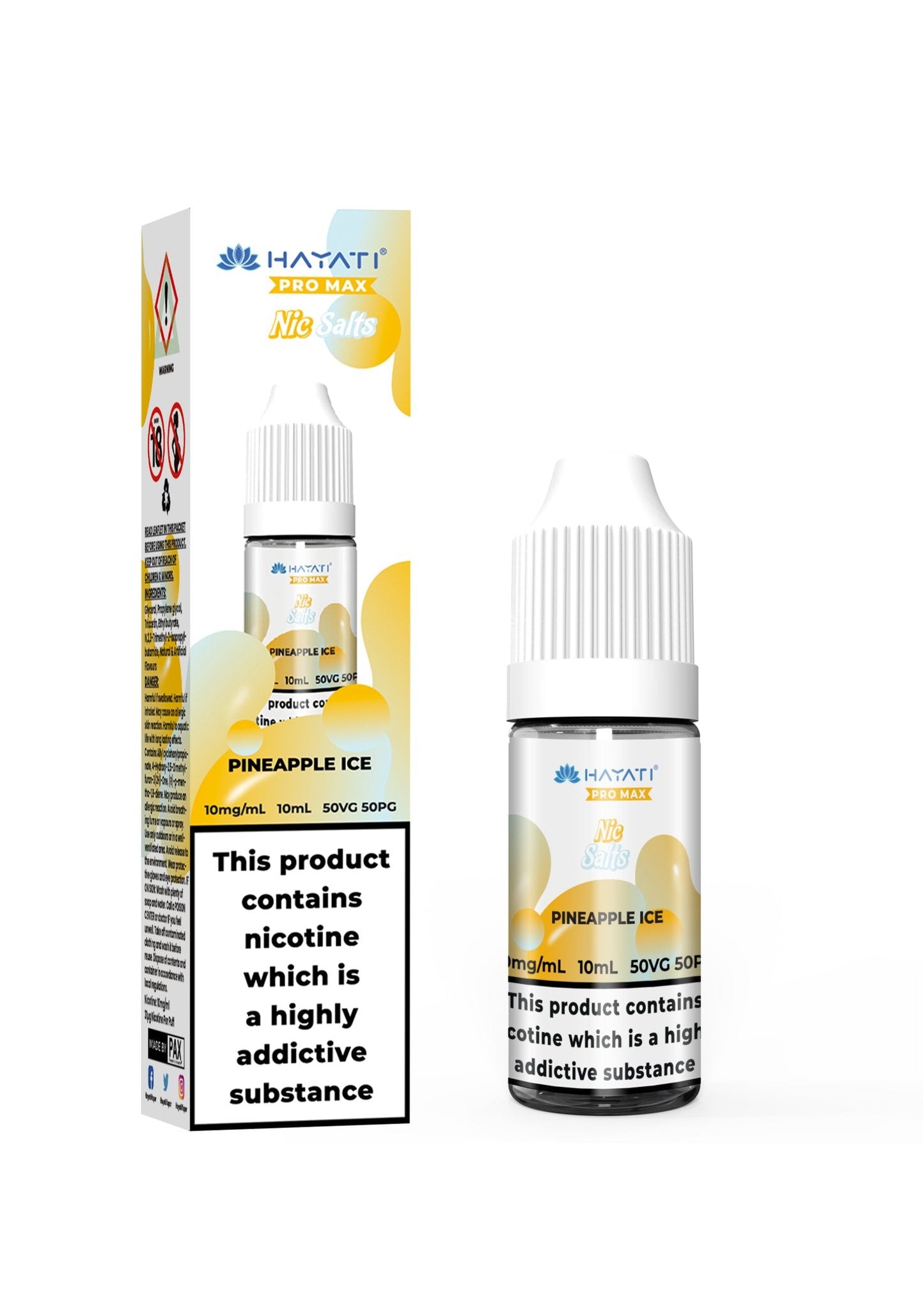 Hayati Crystal Pro Max Vape Nic Salts 10ml-25