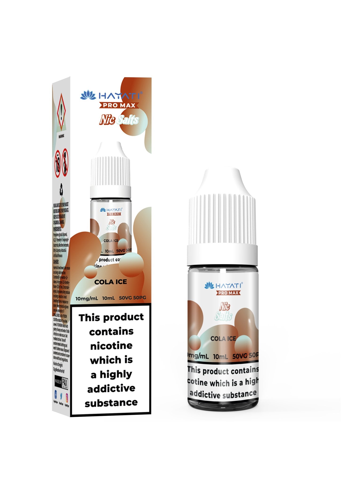 Hayati Crystal Pro Max Vape Nic Salts 10ml-15