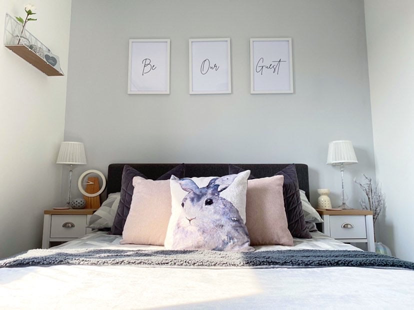 Be Our Guest Simple Set Of 3 Bedroom Prints-0