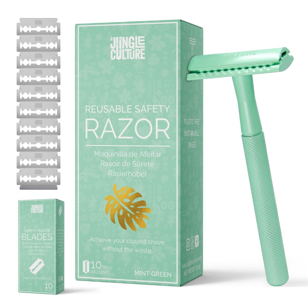 Diamond Grip Jungle Culture Safety Razors | Includes 10x Razor Blades-14