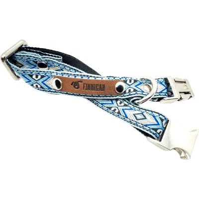 Luxury Bespoke Cotton Dog Collar & Leash Set-2