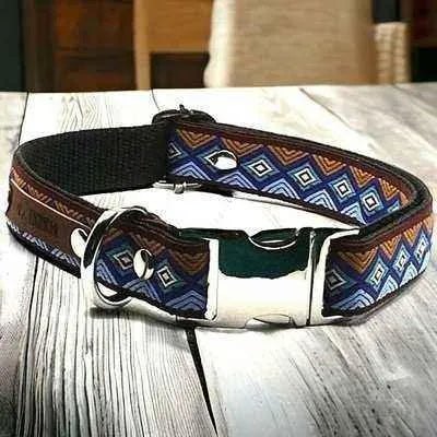 Personalised Cotton Dog Collar for Stylish Medium Breeds 🐾-0