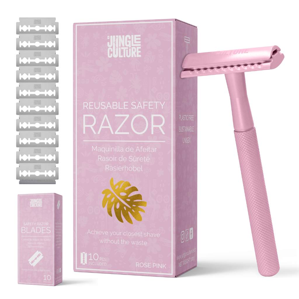 Diamond Grip Jungle Culture Safety Razors | Includes 10x Razor Blades-18