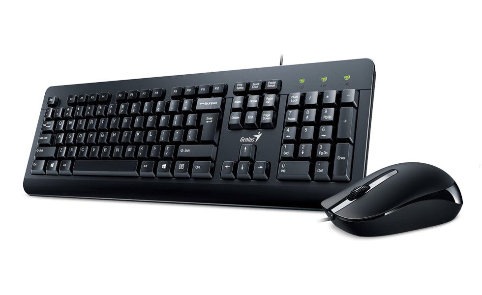 Genius KM-160 Wired Keyboard And Mouse Set - KB-GEN-COMBO/160-0