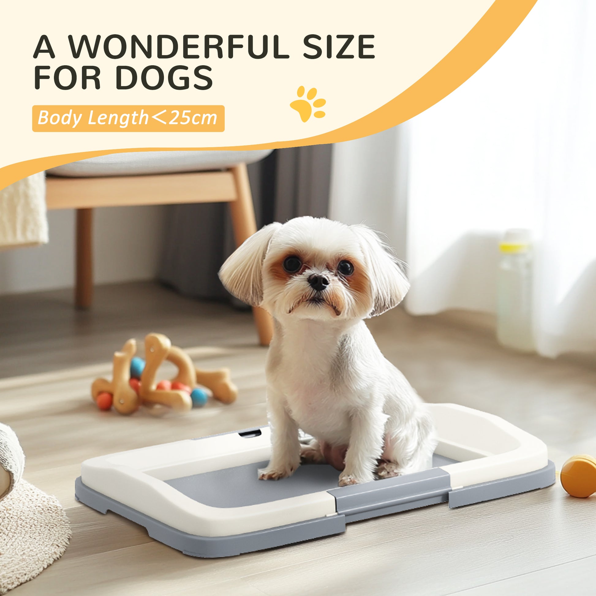 PawHut Dog Toilet Tray for Training Dogs, 47 x 34 x 6cm-2