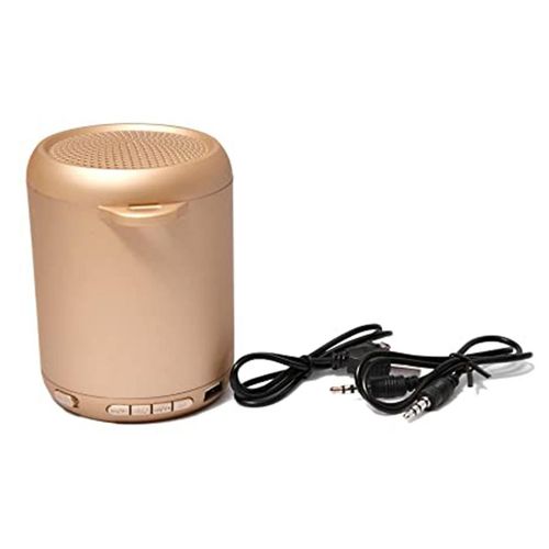 NBY Small Sound Activate LED Light Bluetooth Speaker And Dancing Fountain, Gold