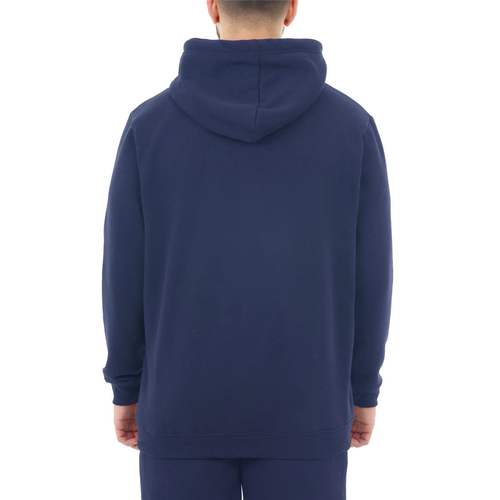 BASIC MENS ZIPPER HOODIE NAVY S