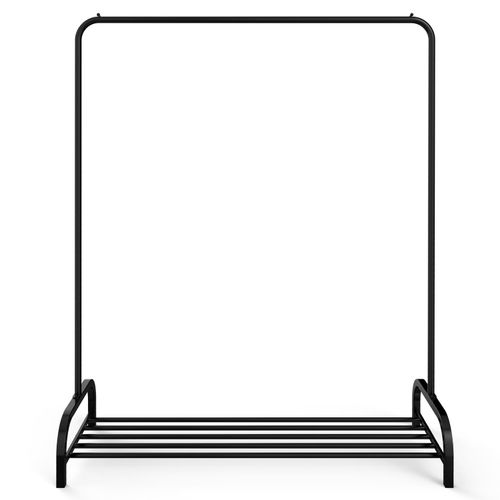 VINSANI BLACK CLOTHES RAIL AND SHOE RACK 0009555 x 2