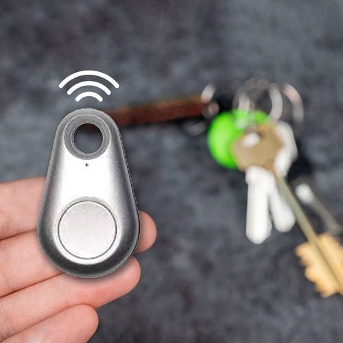 Aquarius Key Finder Anti-Lost Alarm with GPS Last Location Finder, Silver