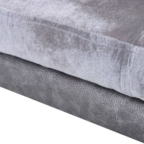 Dog Sofa Bed Kitten Couch Lounge for Small-Sized Dogs, Soft Padded - Grey