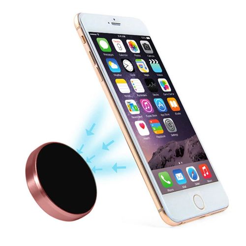 AQ Lightweight Round Universal Magnetic Phone Holder - Rose Gold