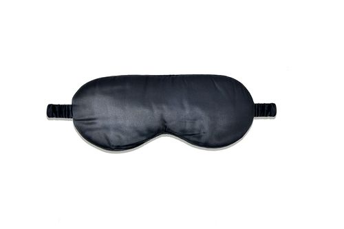 SILK SLEEP MASK (22MM) 20X10 BLACK